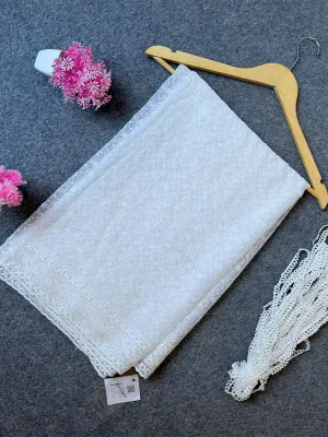 1pc ChikanKari Dupatta