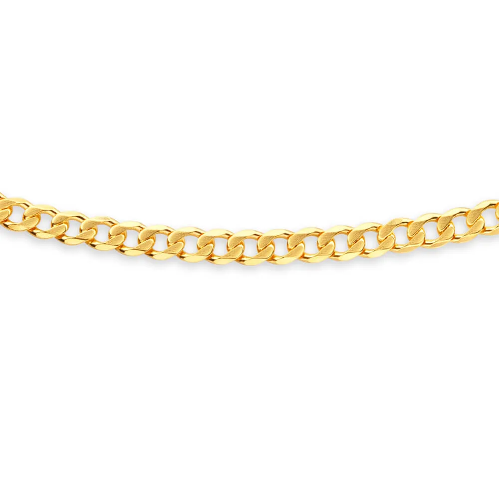 9ct Yellow Solid Gold 60cm 200 Gauge Curb Chain