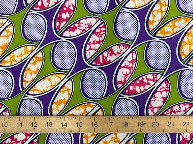 African Cotton Print - Optic