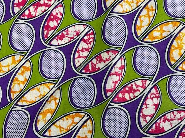 African Cotton Print - Optic