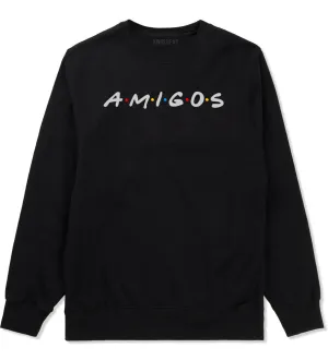 Amigos Funny Friends Spanish Mens Crewneck Sweatshirt