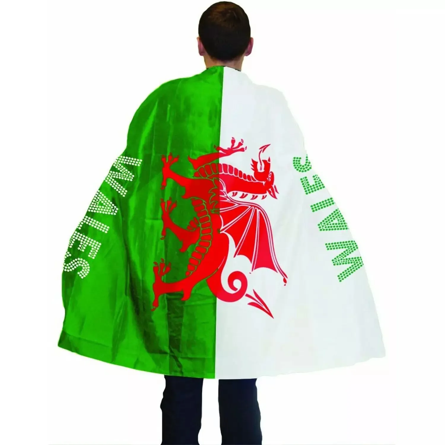 Amscan Unisex Adult Welsh Flag Cape (Pack of 6)