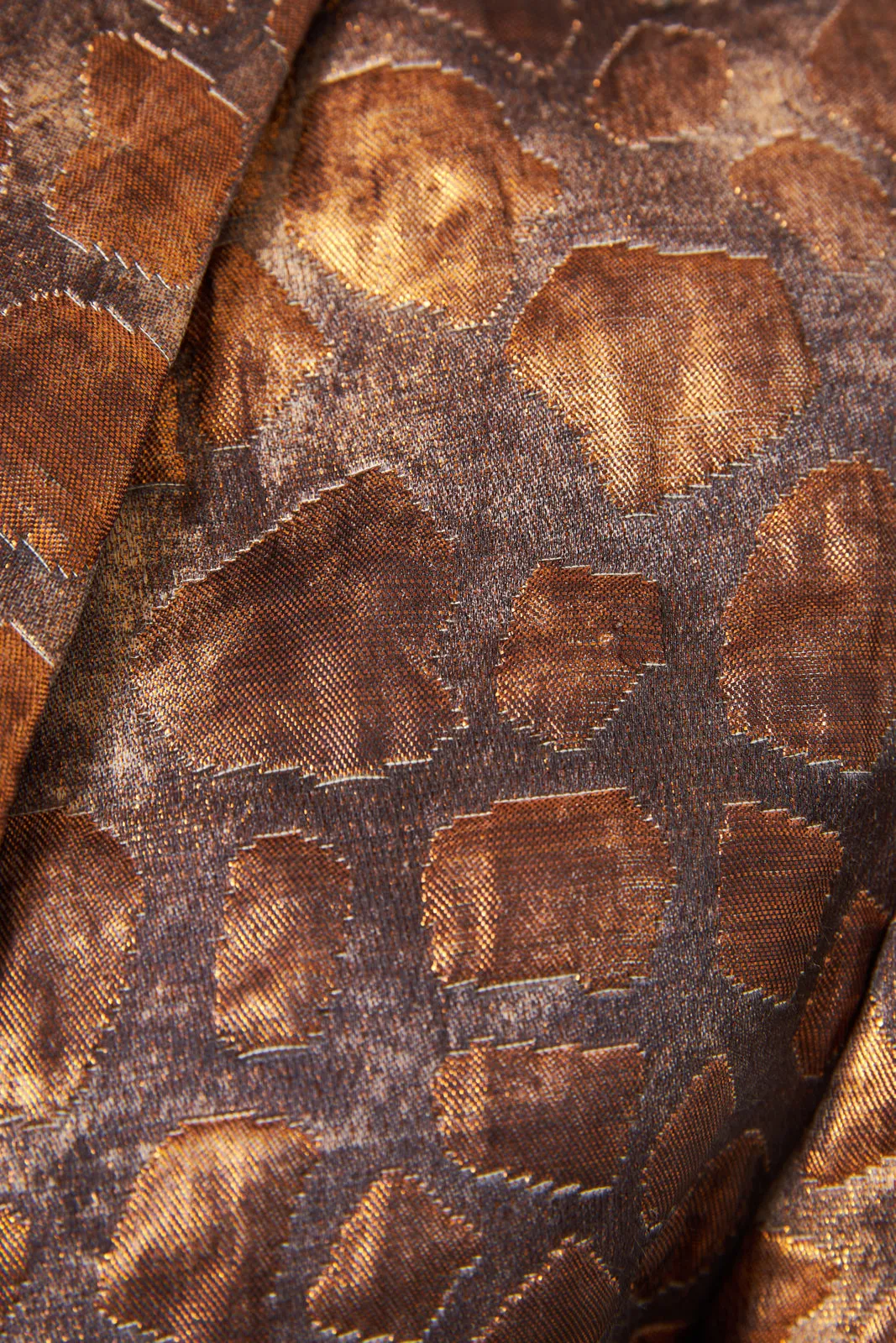 Ancestral Patterned Copper Blazer