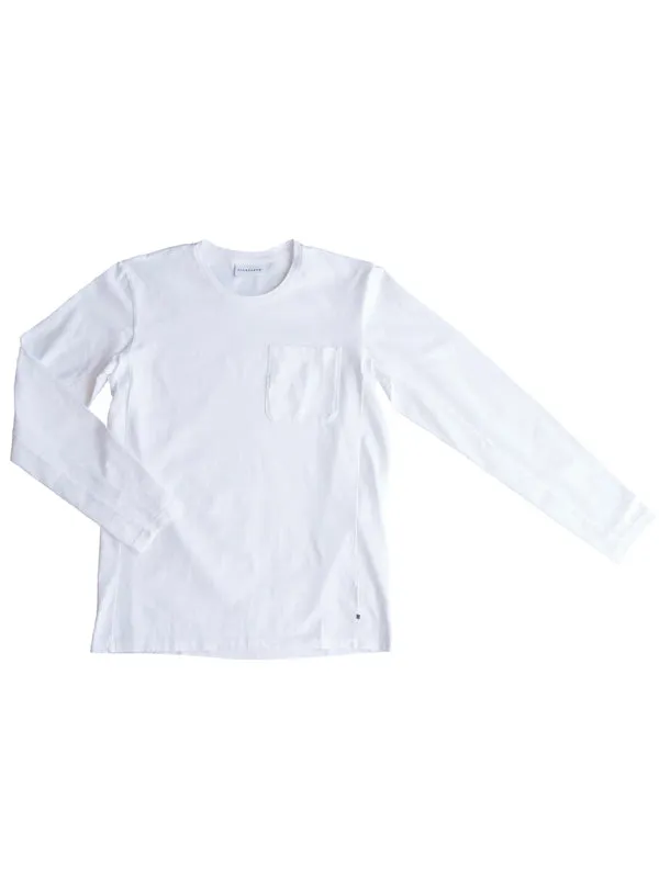 Avant Long Sleeve Tee: White