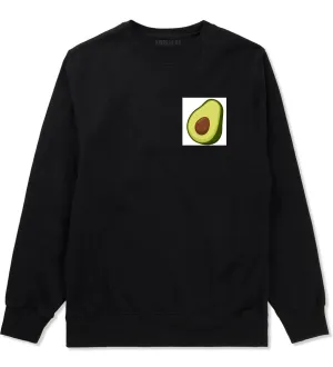 Avocado Vegan Chest Mens Crewneck Sweatshirt