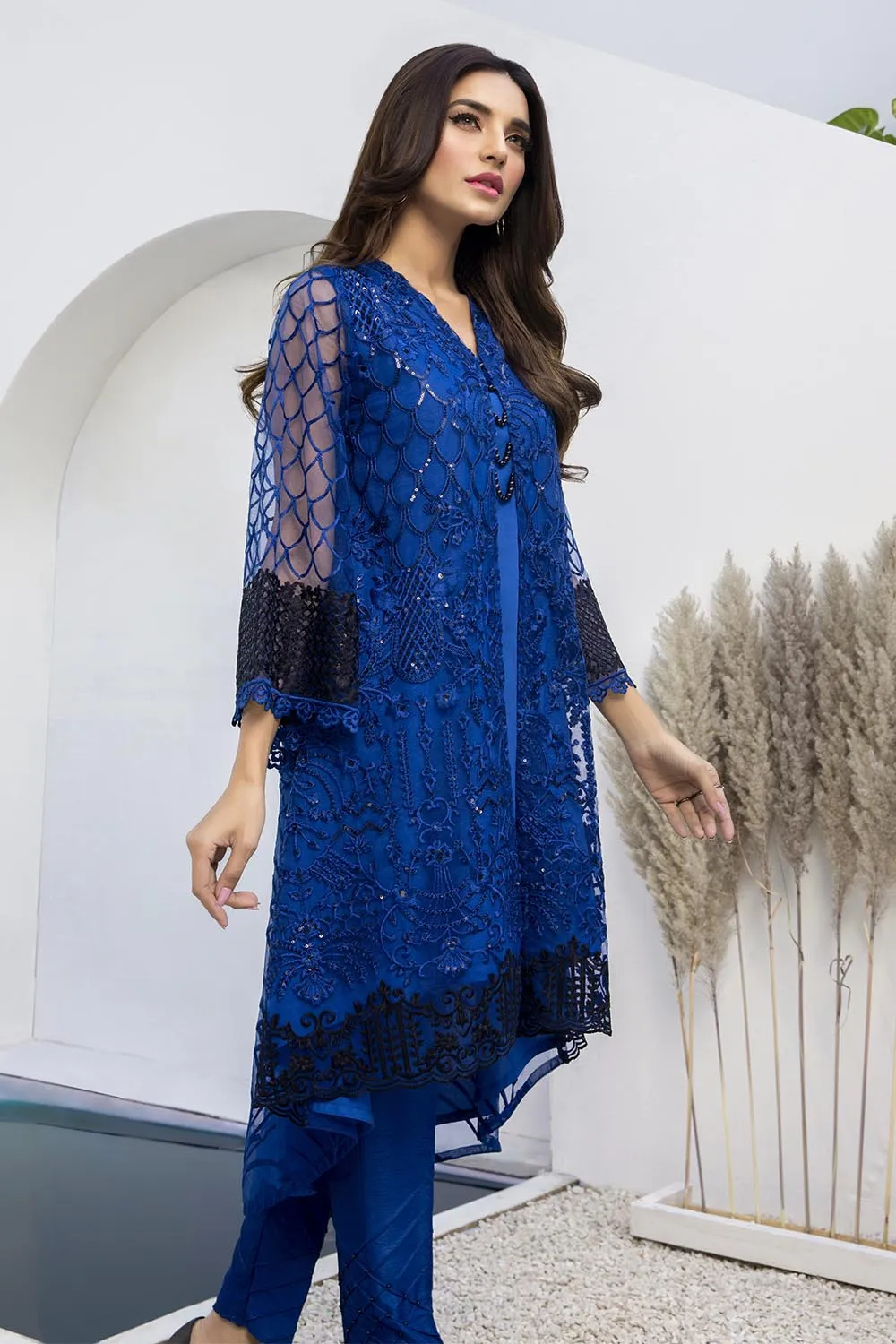 Azure Luxury Formal Kurtis 2021 – Glitzy Glimmer