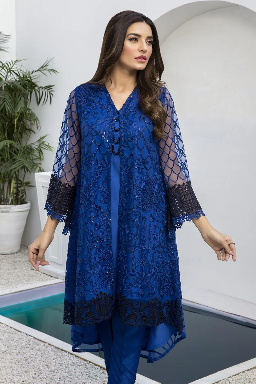 Azure Luxury Formal Kurtis 2021 – Glitzy Glimmer