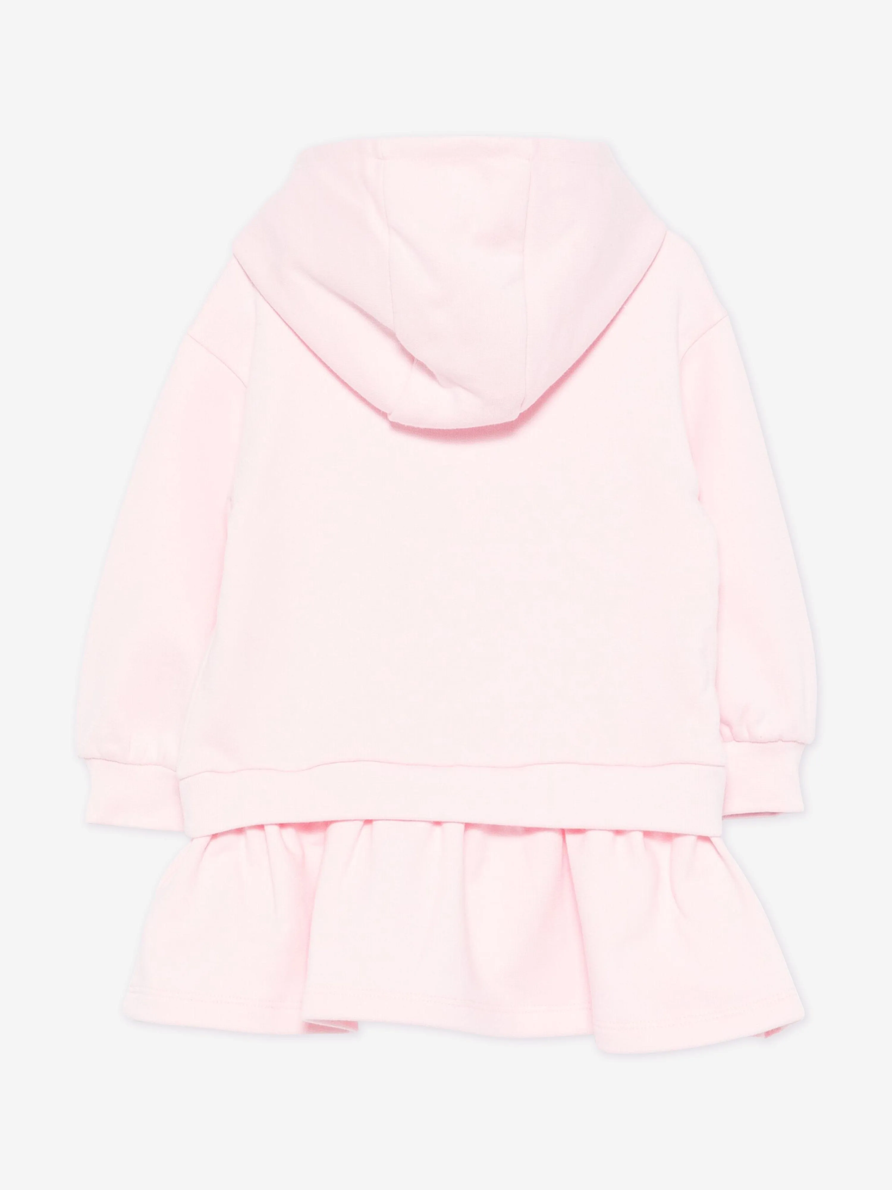 Baby Girls Hooded Sweater Dress in Pink