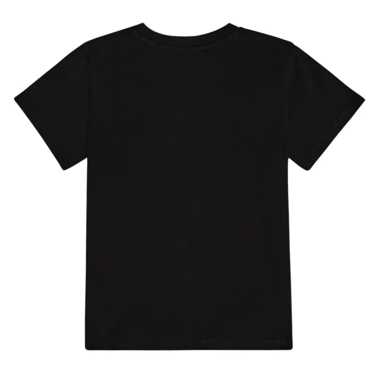 Balmain Kids Metallic Logo Black T-Shirt