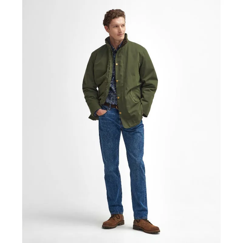 Barbour Winter Spoonbill Waterproof Mens Jacket - Olive