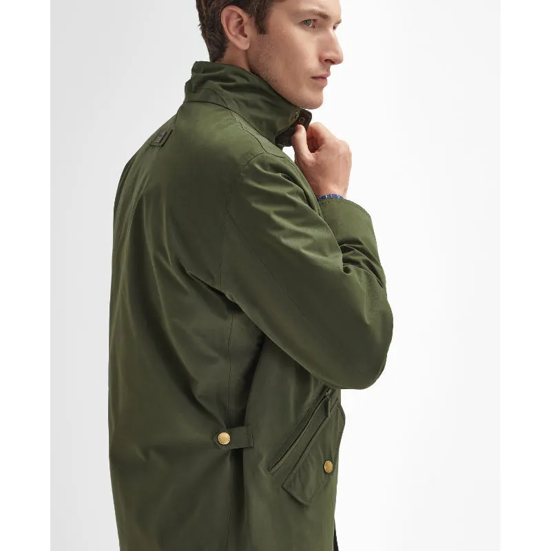 Barbour Winter Spoonbill Waterproof Mens Jacket - Olive