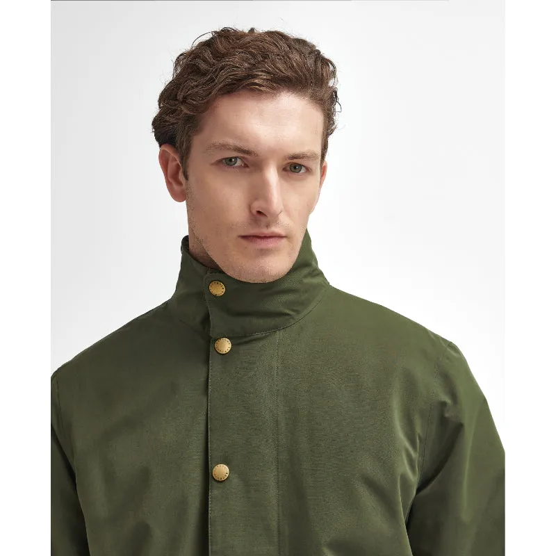 Barbour Winter Spoonbill Waterproof Mens Jacket - Olive