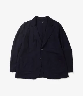 Bedford Jacket – Dark Navy Wool Uniform Serge