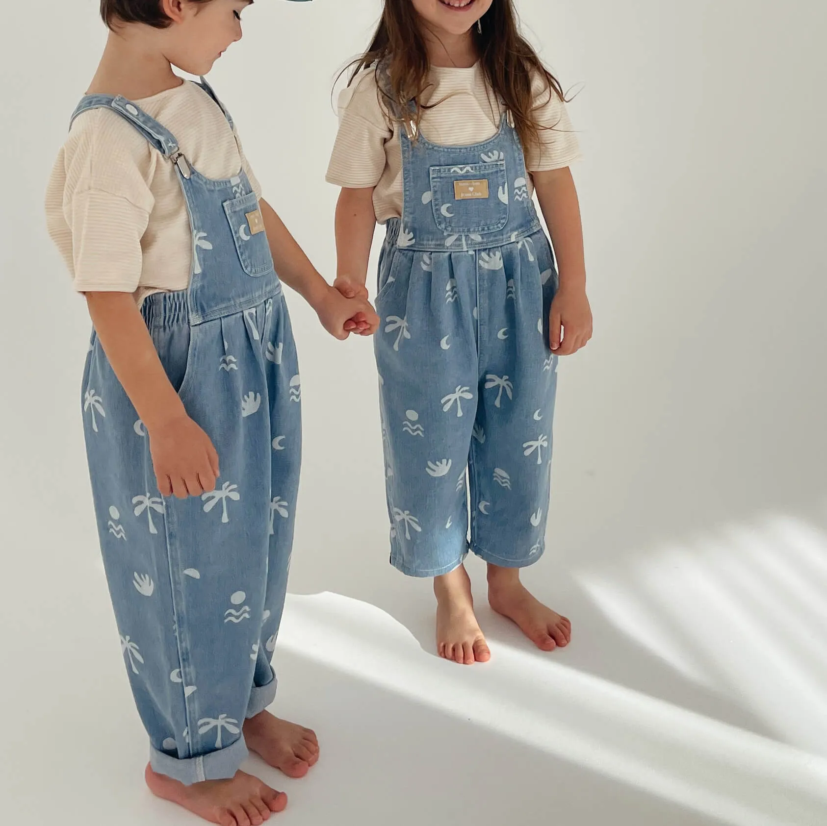 Bowie Overall - Cali Print Denim