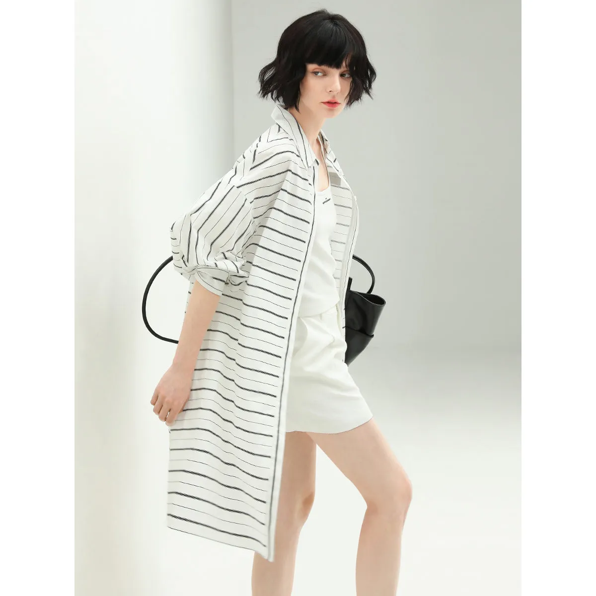 Breezy Radiant Lightweight Striped Shirt