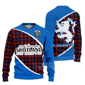 Brown (Broun) Family Crest Tartan Ugly Sweater Celebrate Saint Andrew's Day in Style