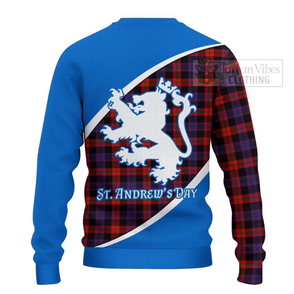 Brown (Broun) Family Crest Tartan Ugly Sweater Celebrate Saint Andrew's Day in Style