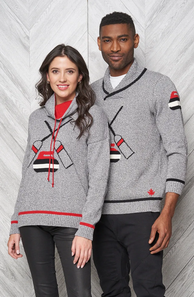 Canadiana Eco Cotton "Curling" Pullover Sweater for men