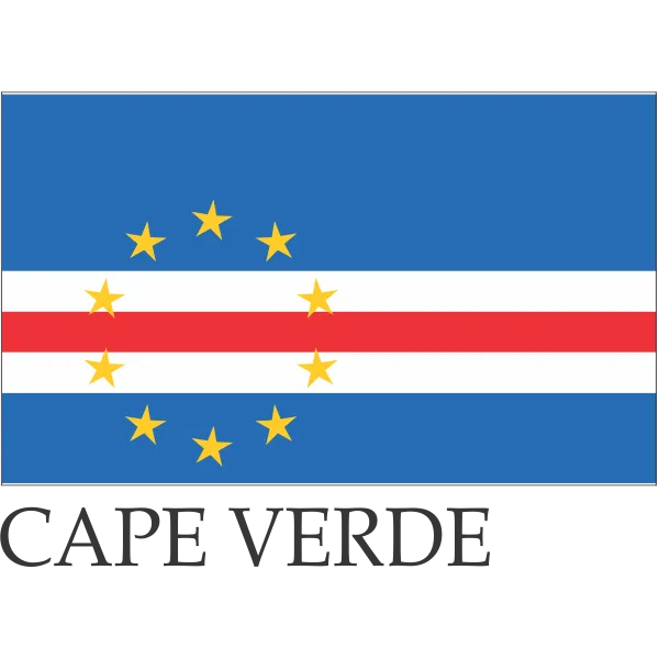 Cape Verde Flag 3 x 5 feet