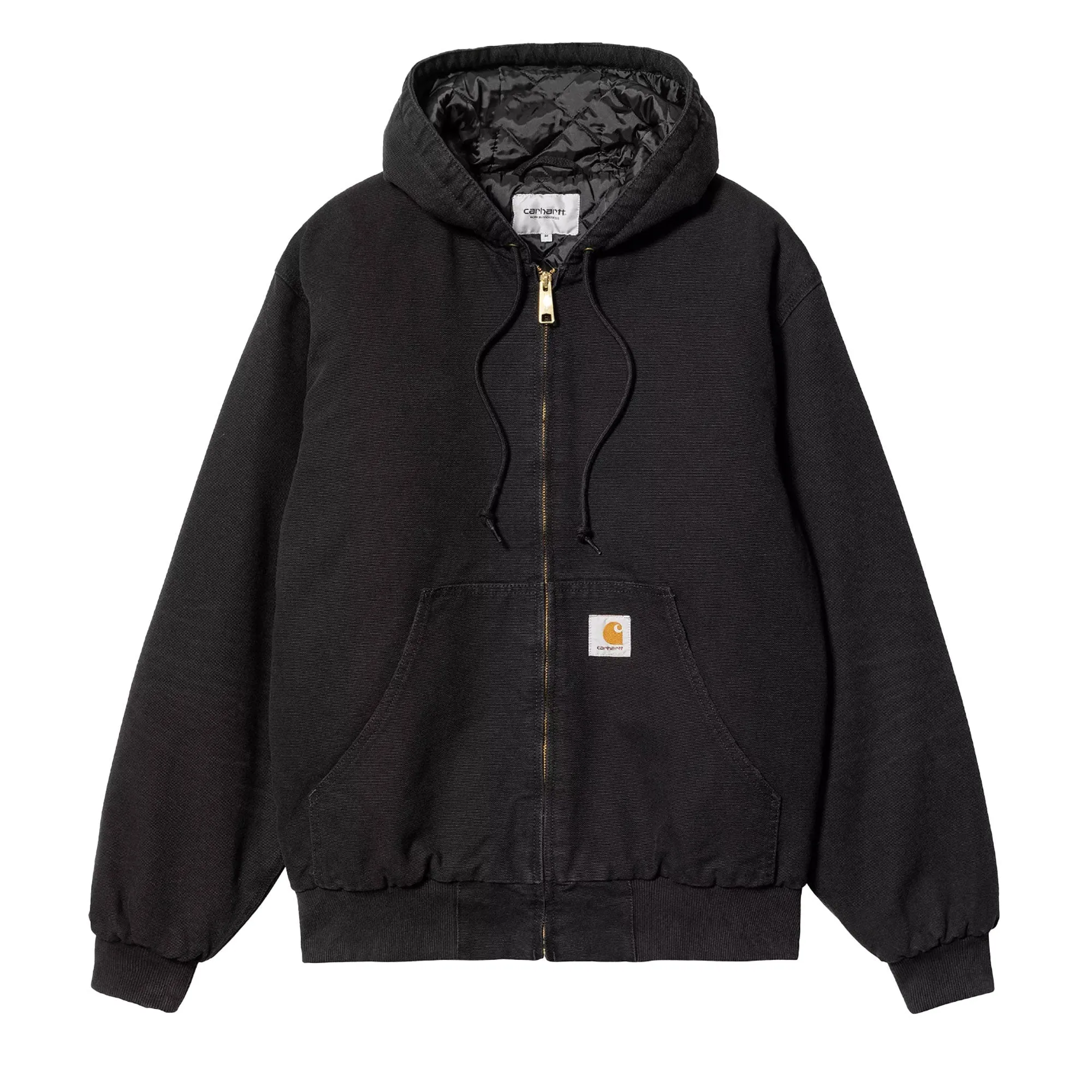 Carhartt WIP OG Active Dearborn Canvas Jacket - Black Aged