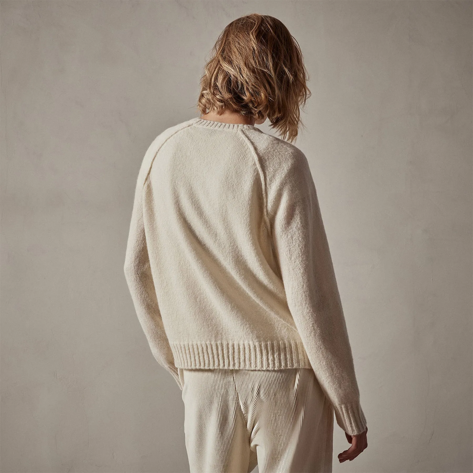 Cashmere Crew Sweater - Ivory