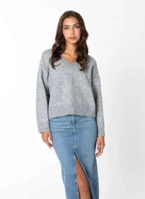 C'est Moi, CESWT5103 Crop V Neck Sweater