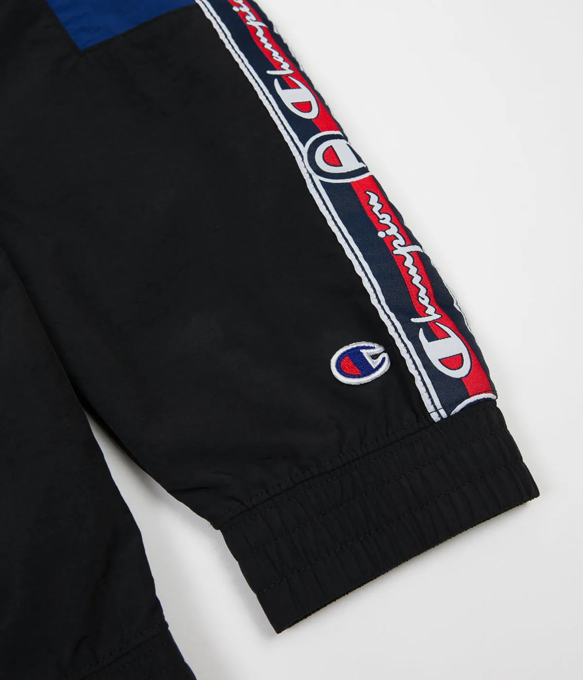 Champion Full Zip Tracksuit Jacket - Black / Blue / White