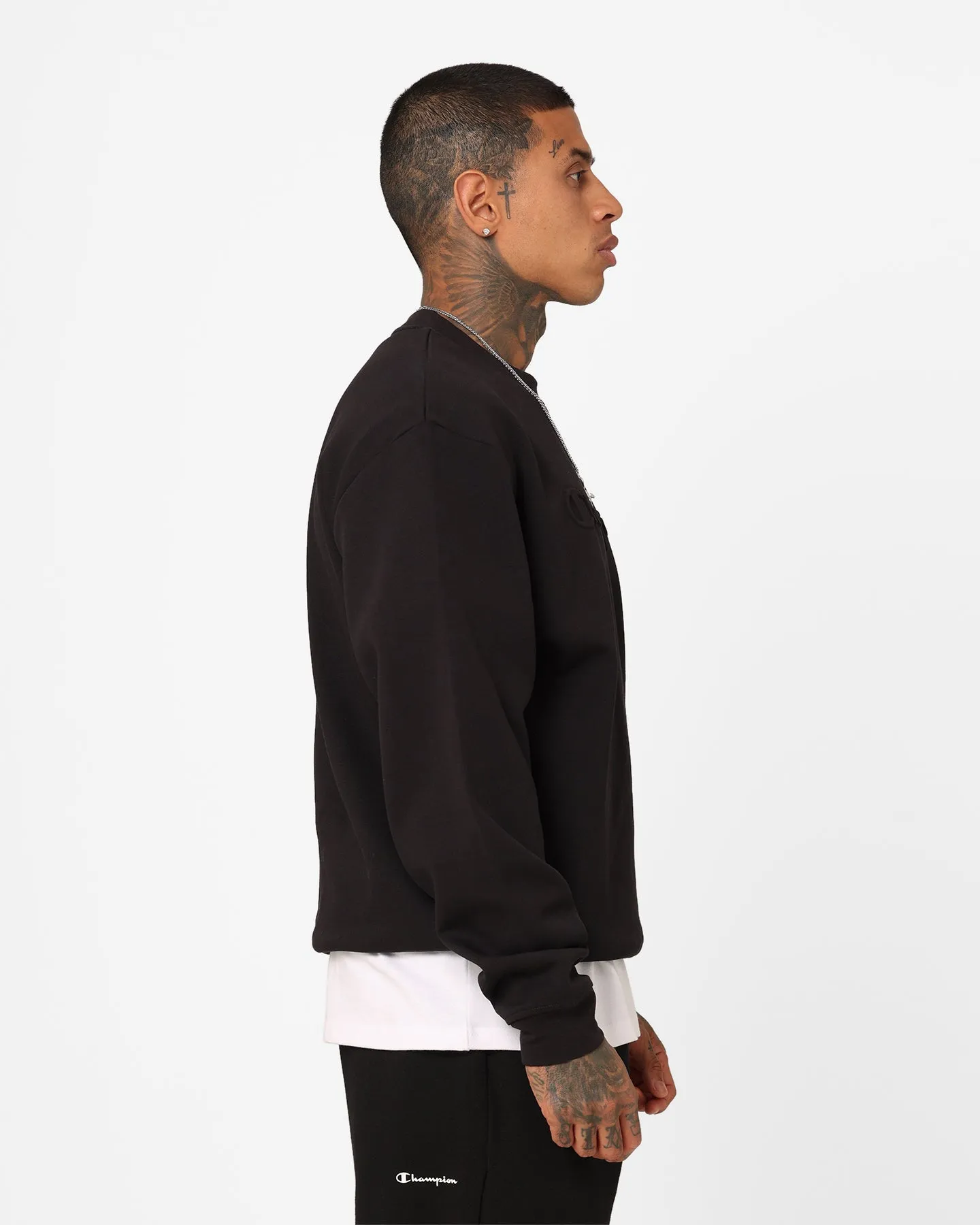 Champion Rochester Tech Crewneck Black