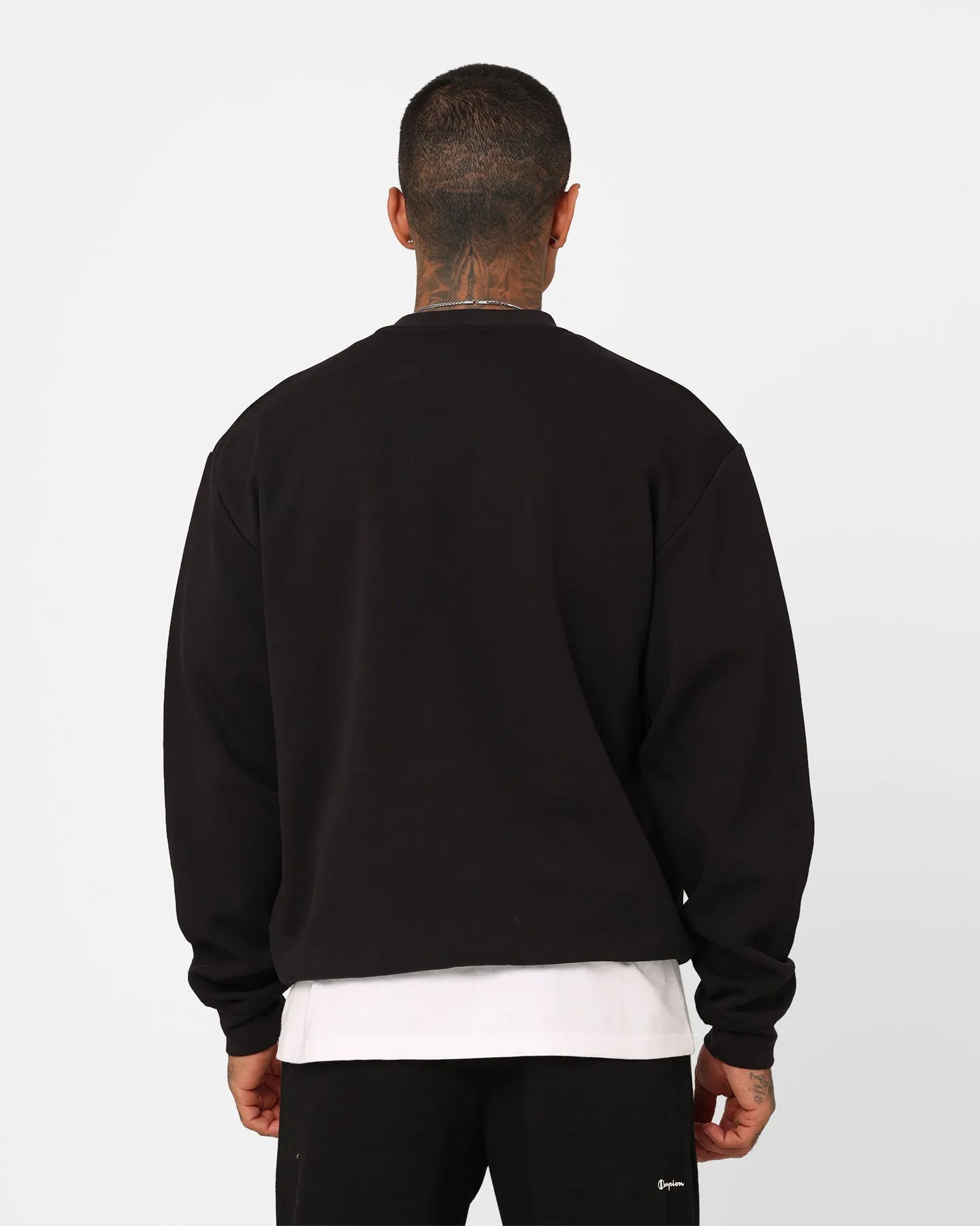 Champion Rochester Tech Crewneck Black