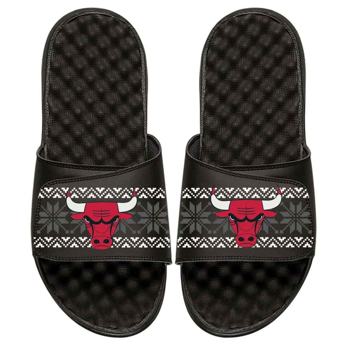 Chicago Bulls Ugly Sweater Slides