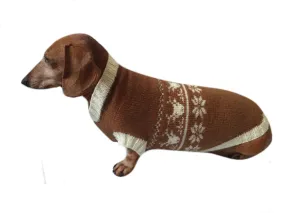 Christmas Dachshund Deer Sweater