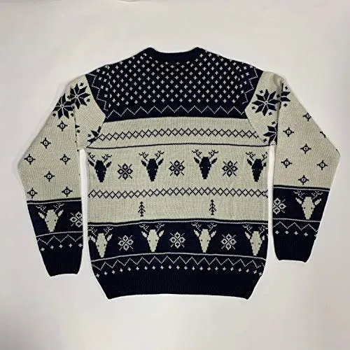 Christmas Vacation Shitter's Full Ugly Christmas Sweater Navy (X-Large)