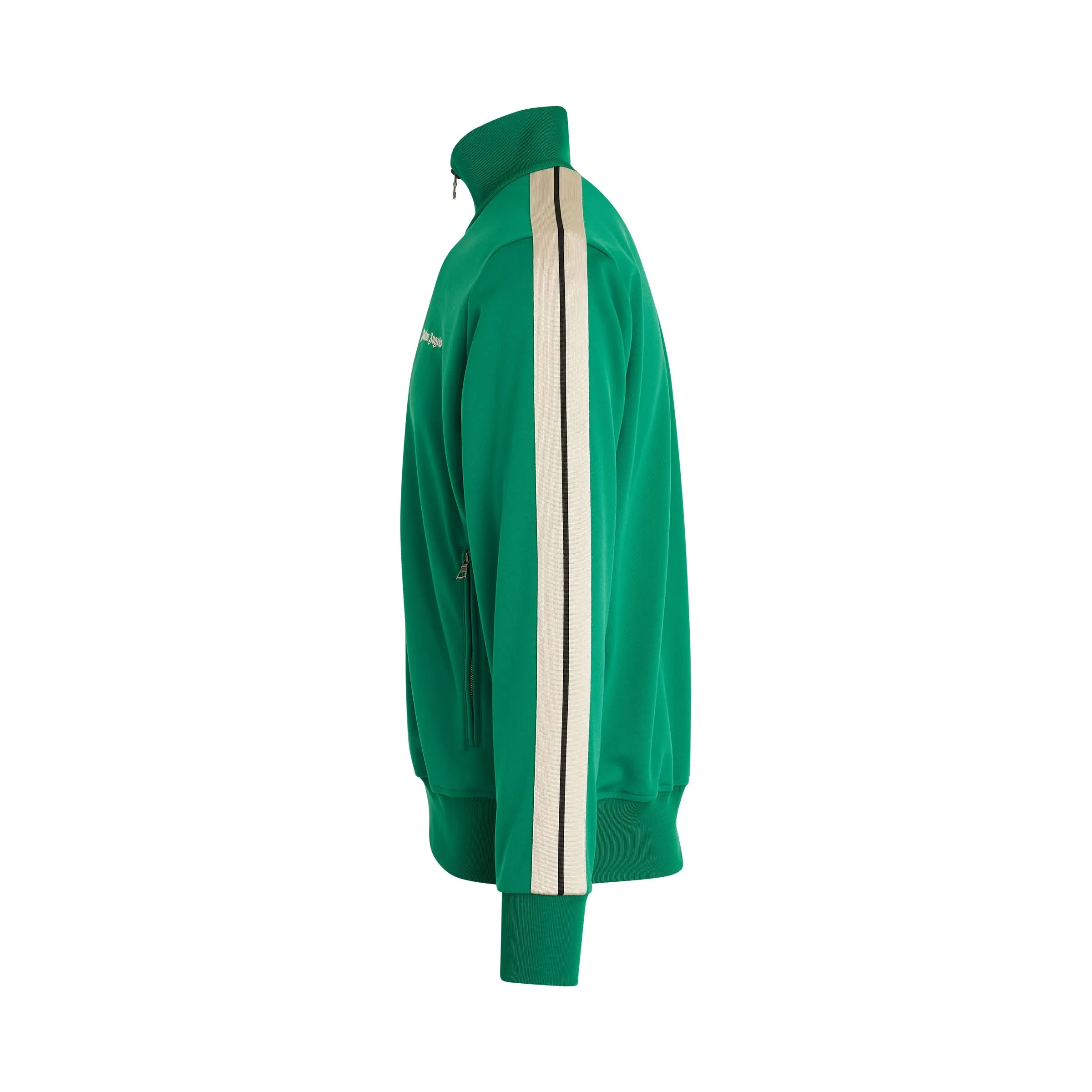 Classic Logo Track Jacket in Green/Off White