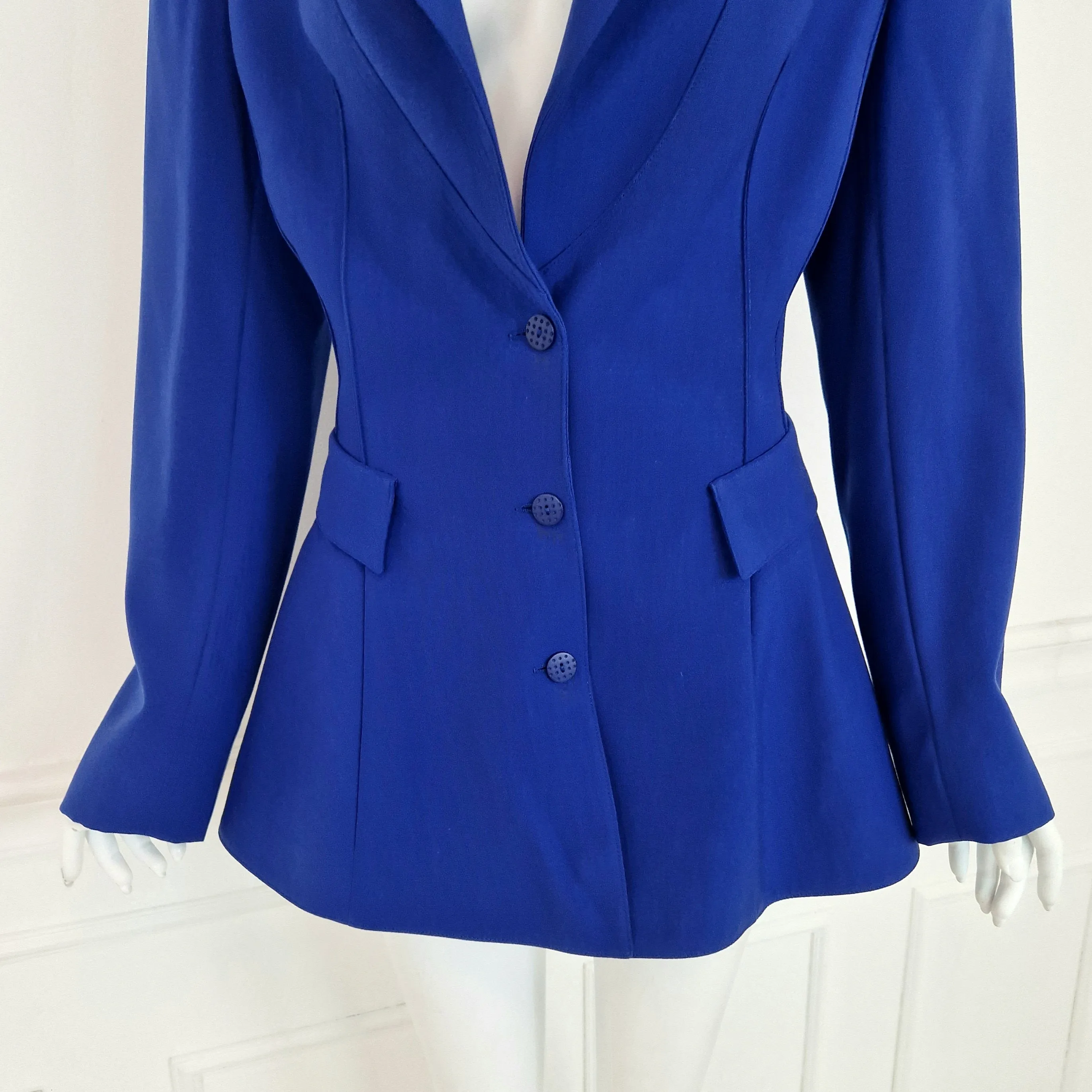 Claude Montana | Blazer blu elettrico