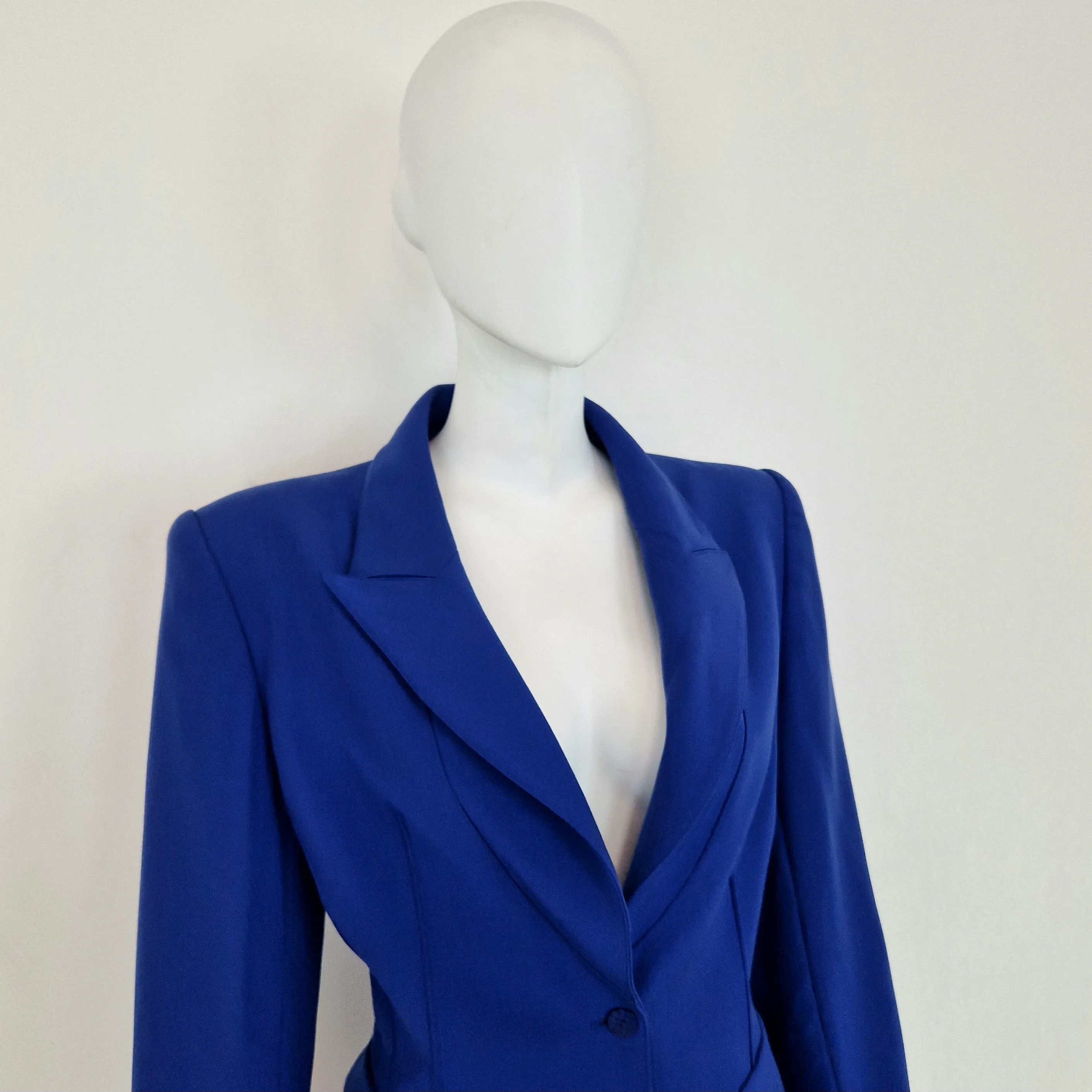 Claude Montana | Blazer blu elettrico