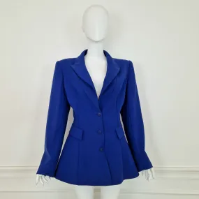 Claude Montana | Blazer blu elettrico