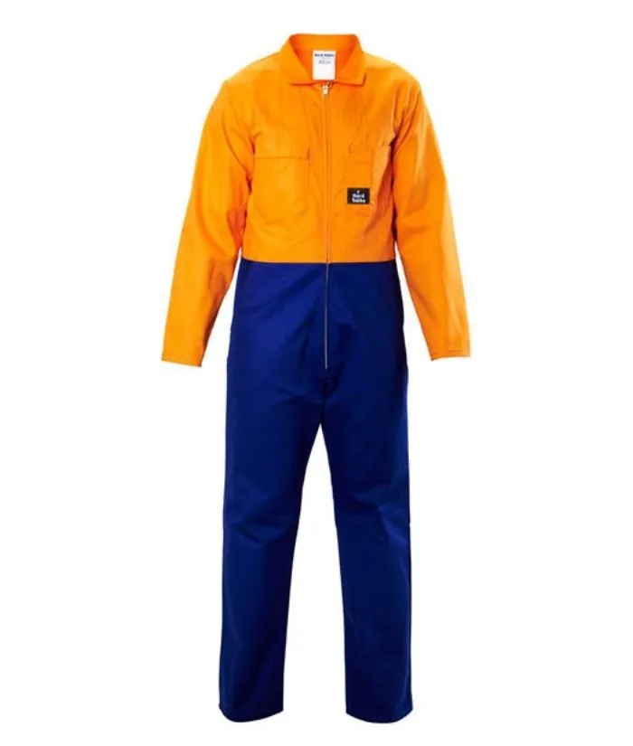 Day Only Combination Polycotton, Hi Viz Zip Overall