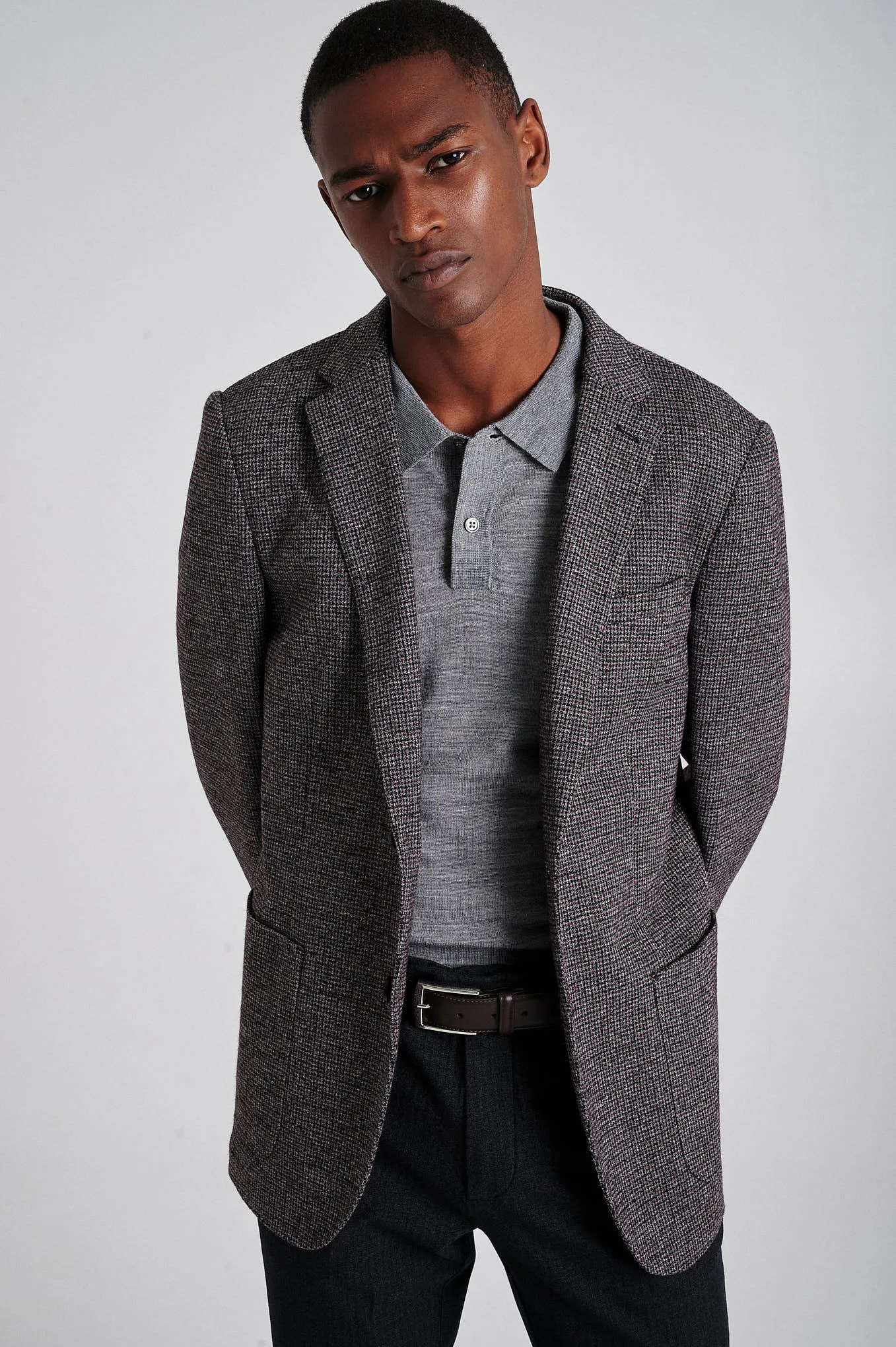 Deconstructed Comfy Jersey Blazer