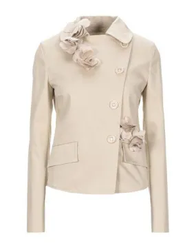 Ermanno Scervino Women Blazer Beige 8 UK