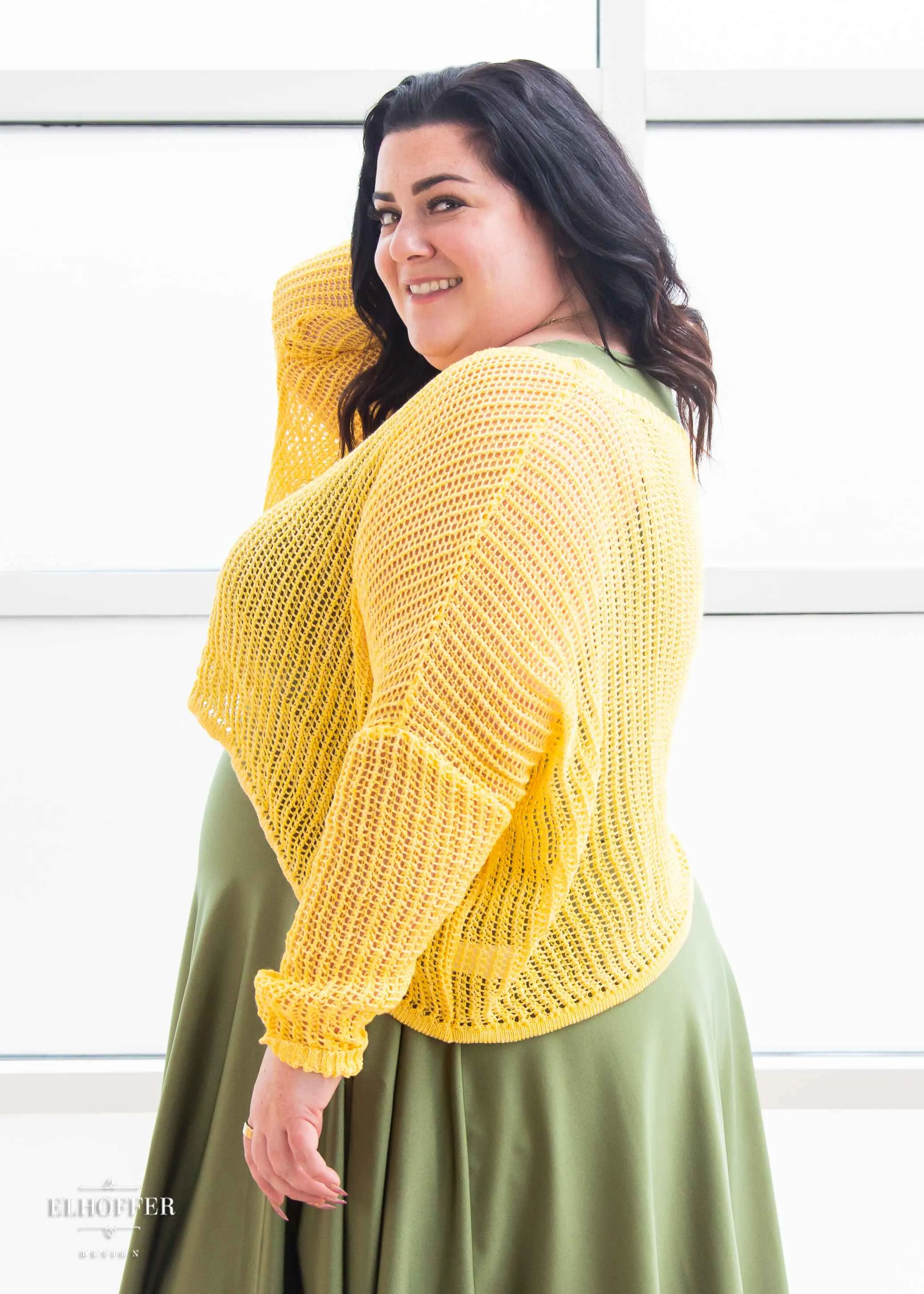 Essential Delirium Oversize Crop - Lemon