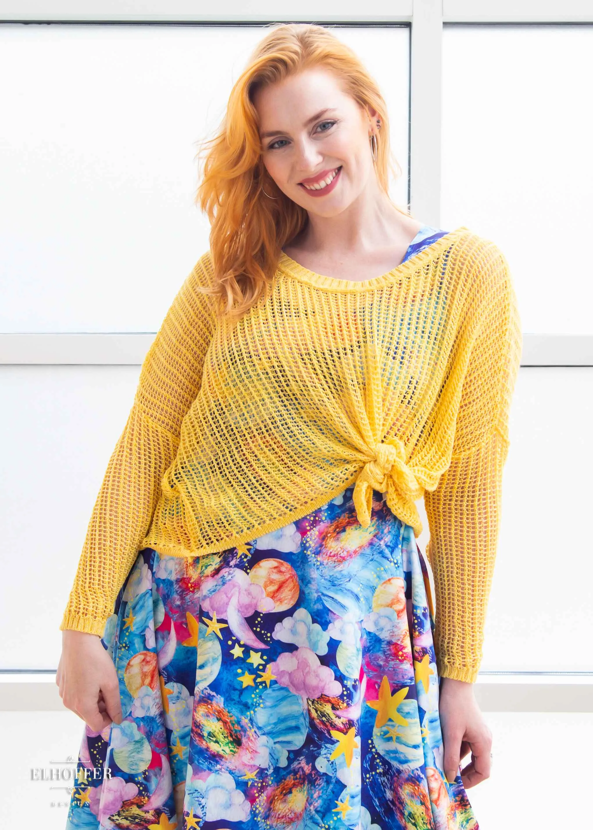 Essential Delirium Oversize Crop - Lemon