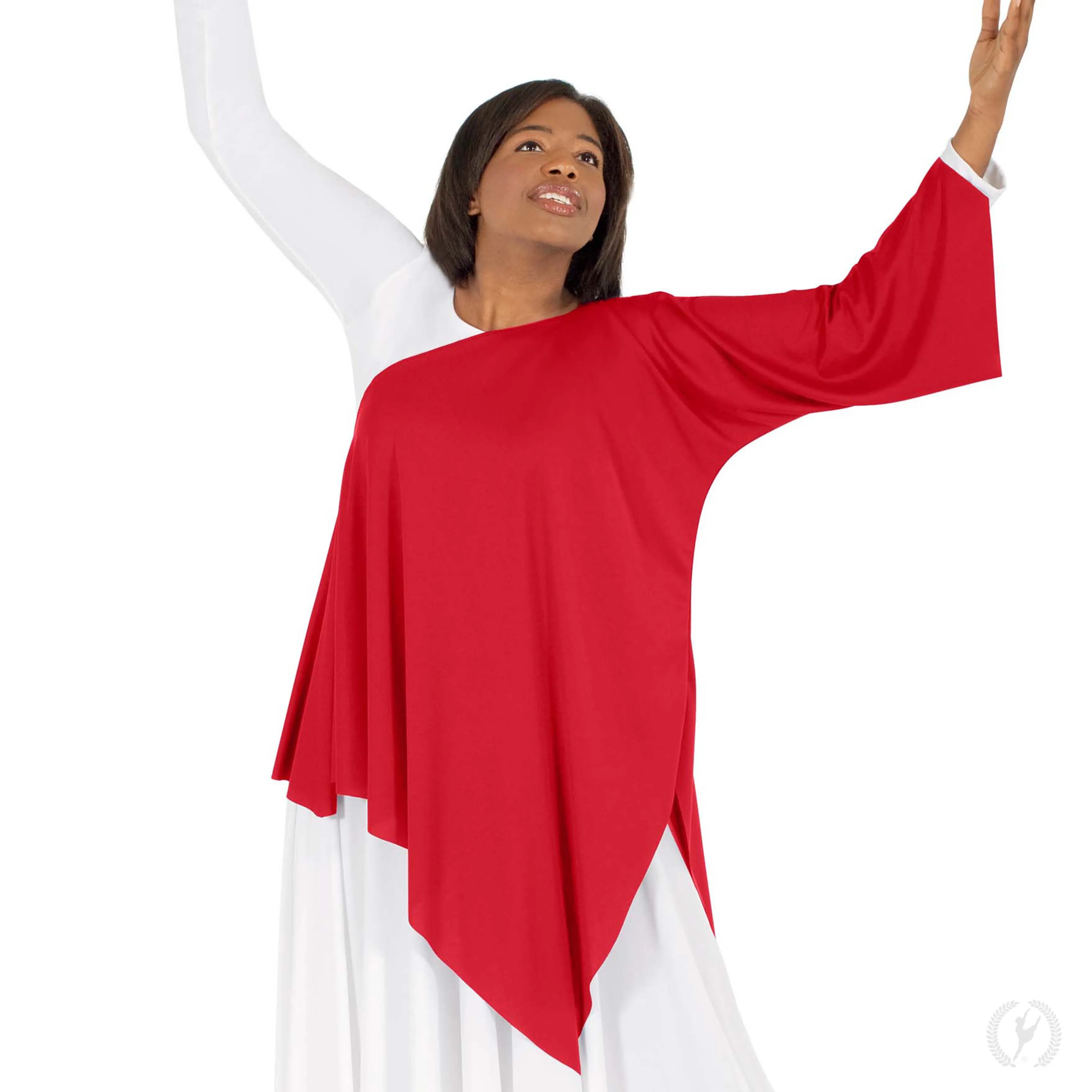 Eurotard 13826 Womens Quiet Prayer Asymmetrical Tunic