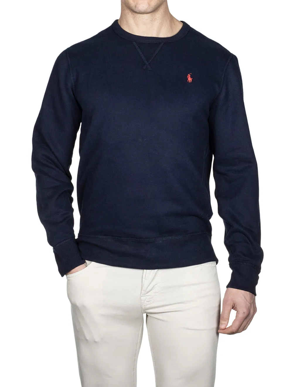 Fleece Crew Sweatshirt Cruise Navy