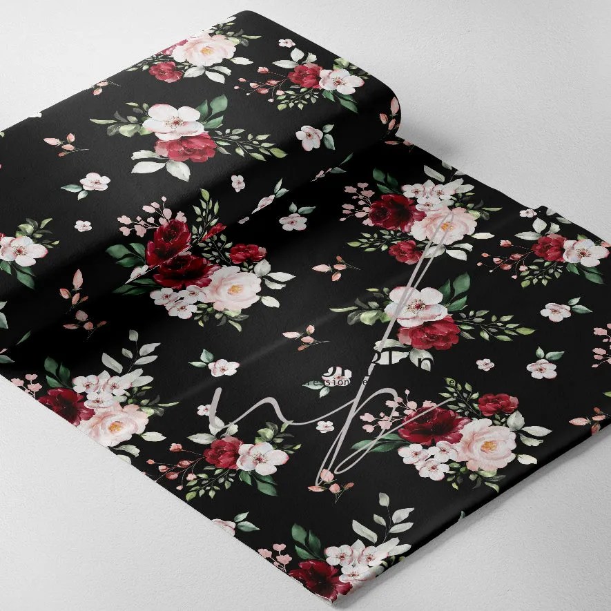 Floral Rouge et Noir