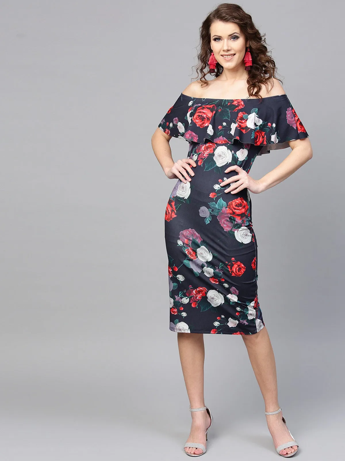 Floral Scuba Dress