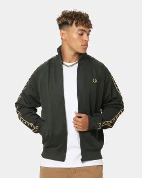 Fred Perry Gold Tape Track Jacket Hunting Green