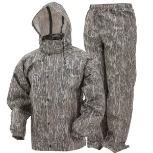 Frogg Toggs Mens Mossy Oak Bottomland Classic All-Sport Rain Suit - SHORT