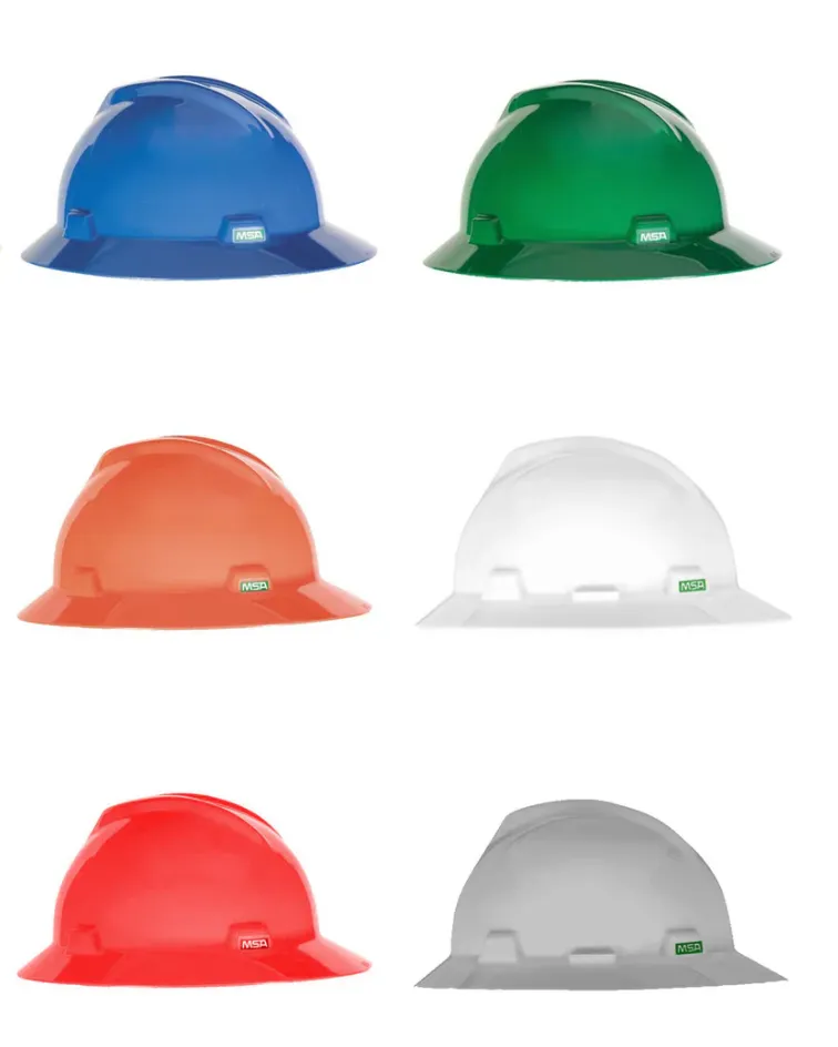 Full-Brim Hard Hat w/ Fas-Trac III Suspension