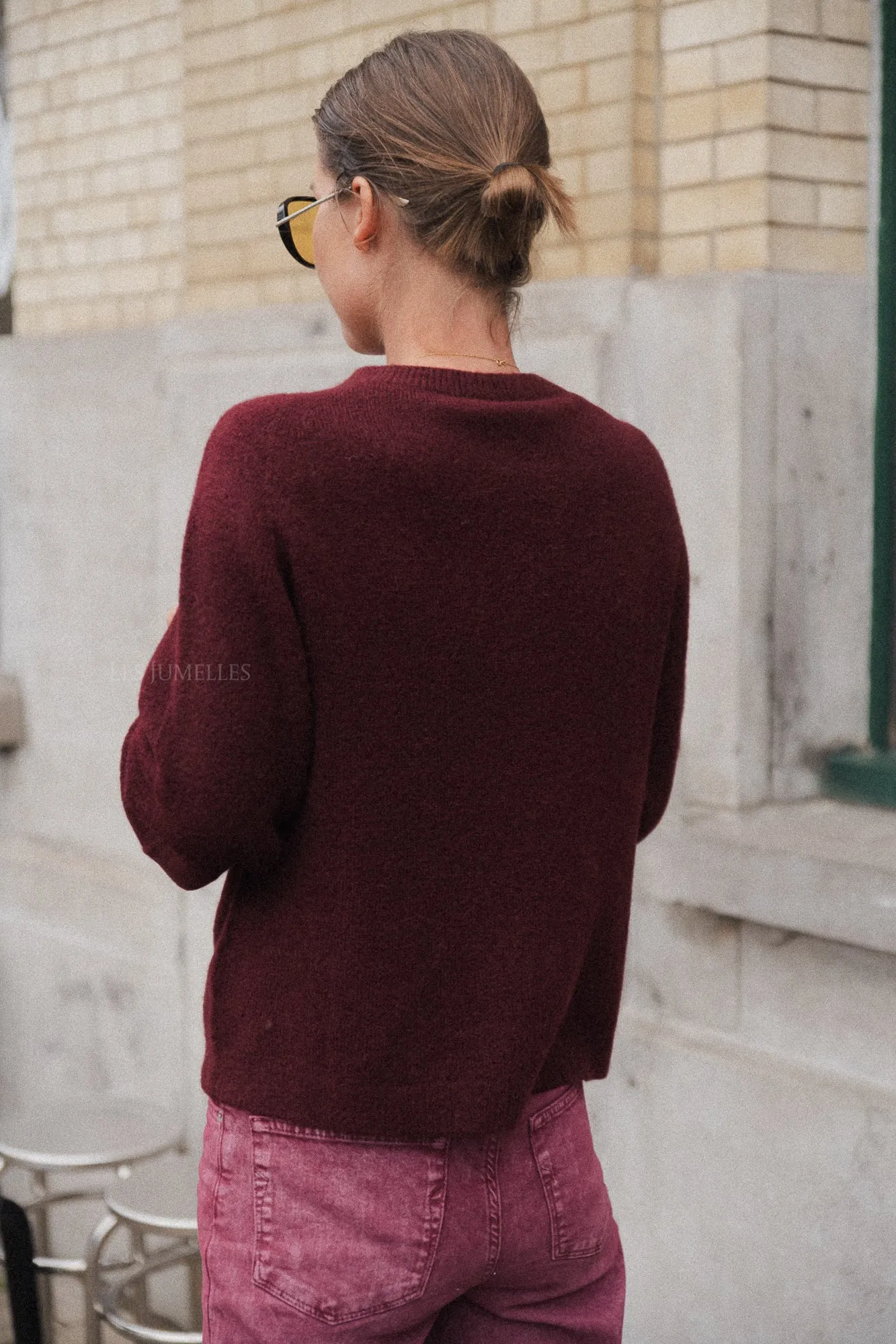 Gabriella jumper burgundy