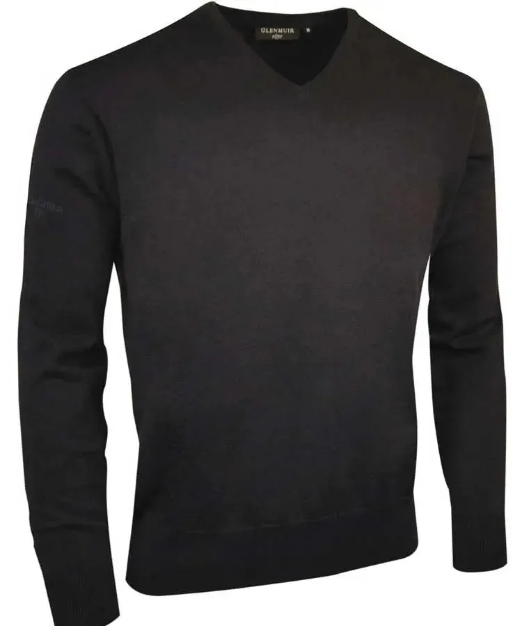 Glenmuir Mens Eden V Neck Sweater - Cotton - 19 Colour Options